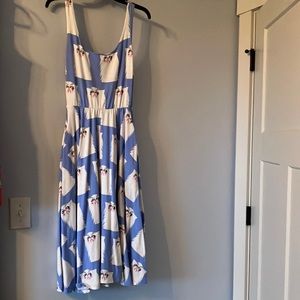 NOOWORKS grumpy cat vacation dress size medium